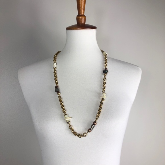 Vtg KJL Kenneth Jay Lane Gold Chain Necklace - Picture 9 of 14